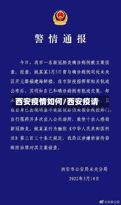 西安疫情如何/西安疫请
