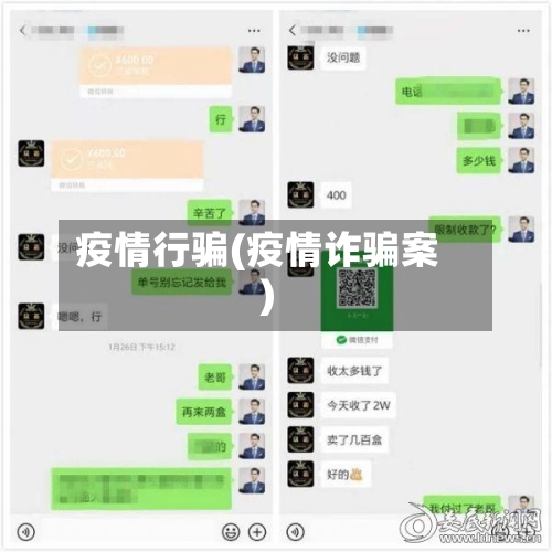 疫情行骗(疫情诈骗案)